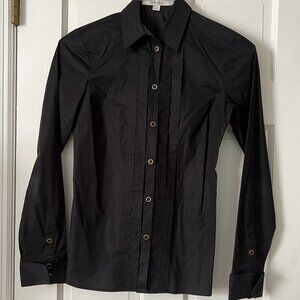 Reiss "Tux-Style" Black Buttondown Shirt
